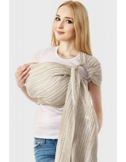 Слинг с кольцами Mums Era "Лайн", карамель