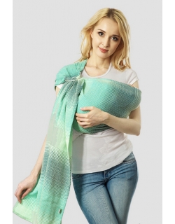 Слинг с кольцами Mums Era "Симбио", лагуна