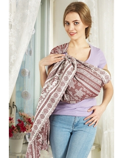 Слинг с кольцами Mums Era "Salamander", кармин