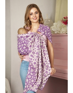 Слинг с кольцами Mums Era "Sweet", амарант