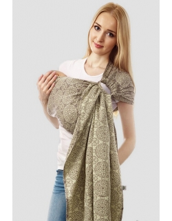 Слинг с кольцами Mums Era "Блум", грей