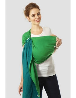 Слинг с кольцами Mums Era "Casual", мурена/киви