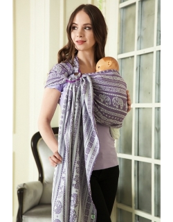 Слинг с кольцами Mums Era "Elephant", вистерия