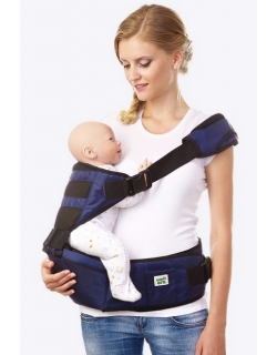 Хипсит со спинкой Mums Era, синий/черный