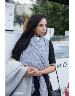 Слинг-шарф Velina, Grey Paisley