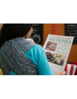 Слинг-шарф Velina, Mint Paisley