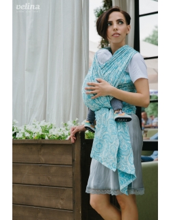 Слинг-шарф Velina, Aquamarine Paisley