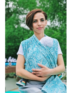 Слинг-шарф Velina, Aquamarine Paisley
