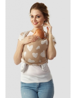 Май-слинг Mums Era "Сердца", карамель