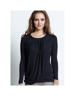 Топ для кормления Mothers en Vogue "Goddess Drape", цвет черный