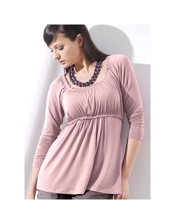 Топ для кормления Mothers en Vogue "Olena Babydoll", цвет "античная роза"