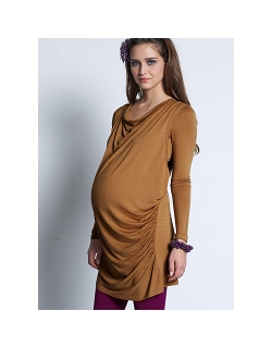 Туника для кормления Mothers en Vogue "Vesta Maxi", цвет верблюжий