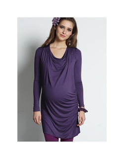 Туника для кормления Mothers en Vogue "Vesta Maxi", цвет фиолетовый