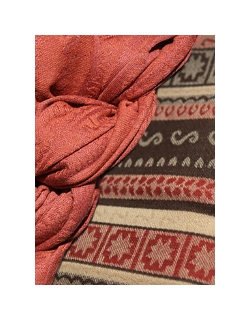 Май-слинг Ellevill Zara Terracotta/ Zara Tricolor Indian