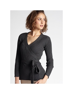 Кардиган для кормящих Beck's Ribbed-Knit, графит