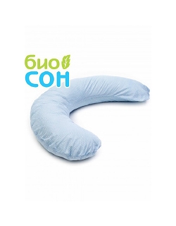 Подушка для беременных  БиоСон "C", цвет Голубая клетка