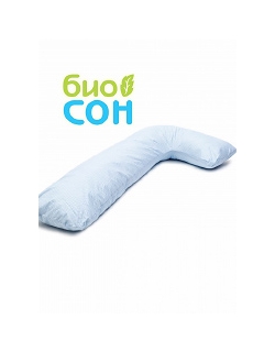 Подушка для беременных  БиоСон "Г", цвет Голубая клетка
