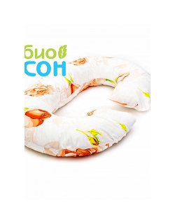 Подушка для беременных  БиоСон "Рогалик", цвет Розы