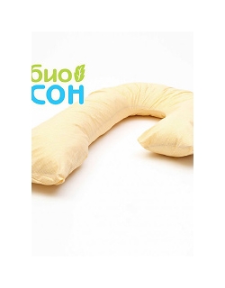 Подушка БиоСон "Big", цвет Бежевая клетка