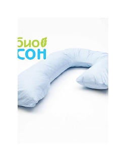Подушка БиоСон "Big", цвет Голубая клетка