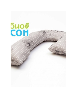 Подушка БиоСон "Big", цвет Узор - цветы 2