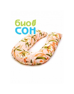 Подушка для беременных  БиоСон "U", цвет Лилии
