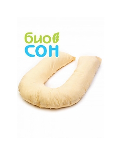 Подушка для беременных  БиоСон "U", цвет Бежевая клетка