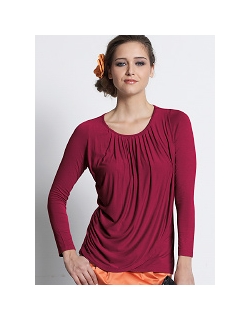 Топ для кормления Mothers en Vogue "Goddess Drape", вишневый