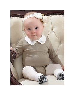 Боди Mothers en Vogue Peter Pan детский, серо-бежевый