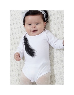 Боди Mothers en Vogue Plume & Feather детский, белый