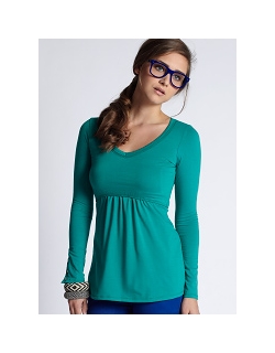 Топ для кормления Mothers en Vogue Must Have V-Neck, зеленый