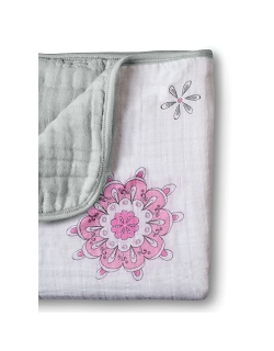 Aden&Anais одеяло муслиновое, For the Birds+Medalliion (птички+круги)