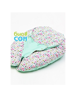 Подушка для кормления новорожденных Babymoov "Зверюшки" заленые