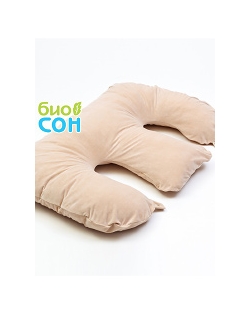 Подушка для двойни BabyTwins "Бежевая"