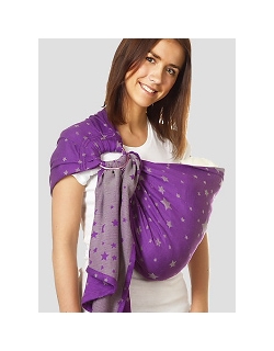 Слинг с кольцами Mum's Era "Звездное небо", лилак