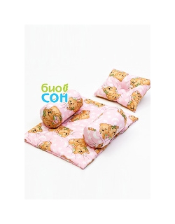 Подушка для новорожденных BabySet (позиционер) "Мишки"