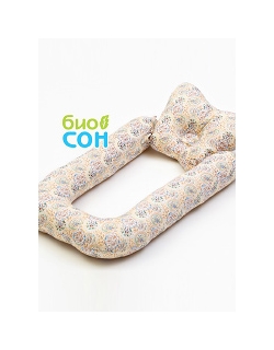 Подушка для новорожденных BabySleep (ограничитель) "Нежность"