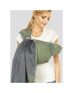 Слинг с кольцами Mum's Era "Совы", лайм