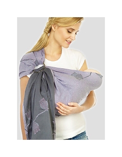 Слинг с кольцами Mum's Era "Совы", лаванда