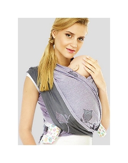 Слинг-шарф Mum's Era "Совы", лаванда