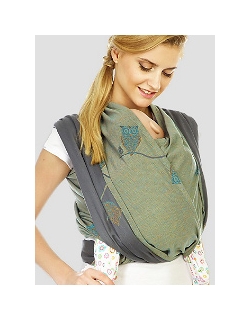 Слинг-шарф Mum's Era "Совы", лайм