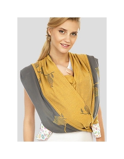 Слинг-шарф Mum's Era "Совы", янтарь