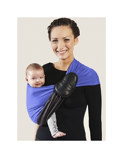 Слинг с кольцами JPMBB трикотажный, цвет "антрацит - ирис"