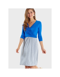 Платье Mothers en Vogue Bolero, серый/кобальт