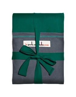 Слинг-шарф JPMBB трикотажный, цвет "зеленый - синесерый"