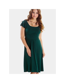 Платье Mothers en Vogue "Juliet" короткий рукав, цвет зеленый