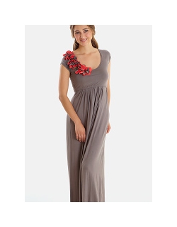 Платье Mothers en Vogue "Love Notes", светло-серый