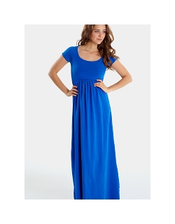 Платье для кормления Mothers en Vogue Must Have U-Neck Maxi, кобальт