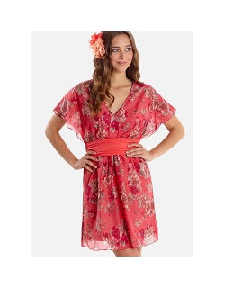 Платье для кормящих Mothers en Vogue Obi, коралловый