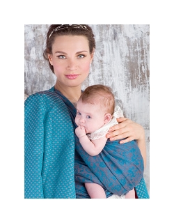 Слинг-шарф Diva Milano, Veneziano Palmyra со льном